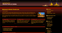 Desktop Screenshot of burma-travels.com